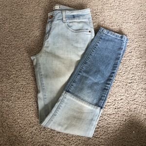 Zara two toned jeans